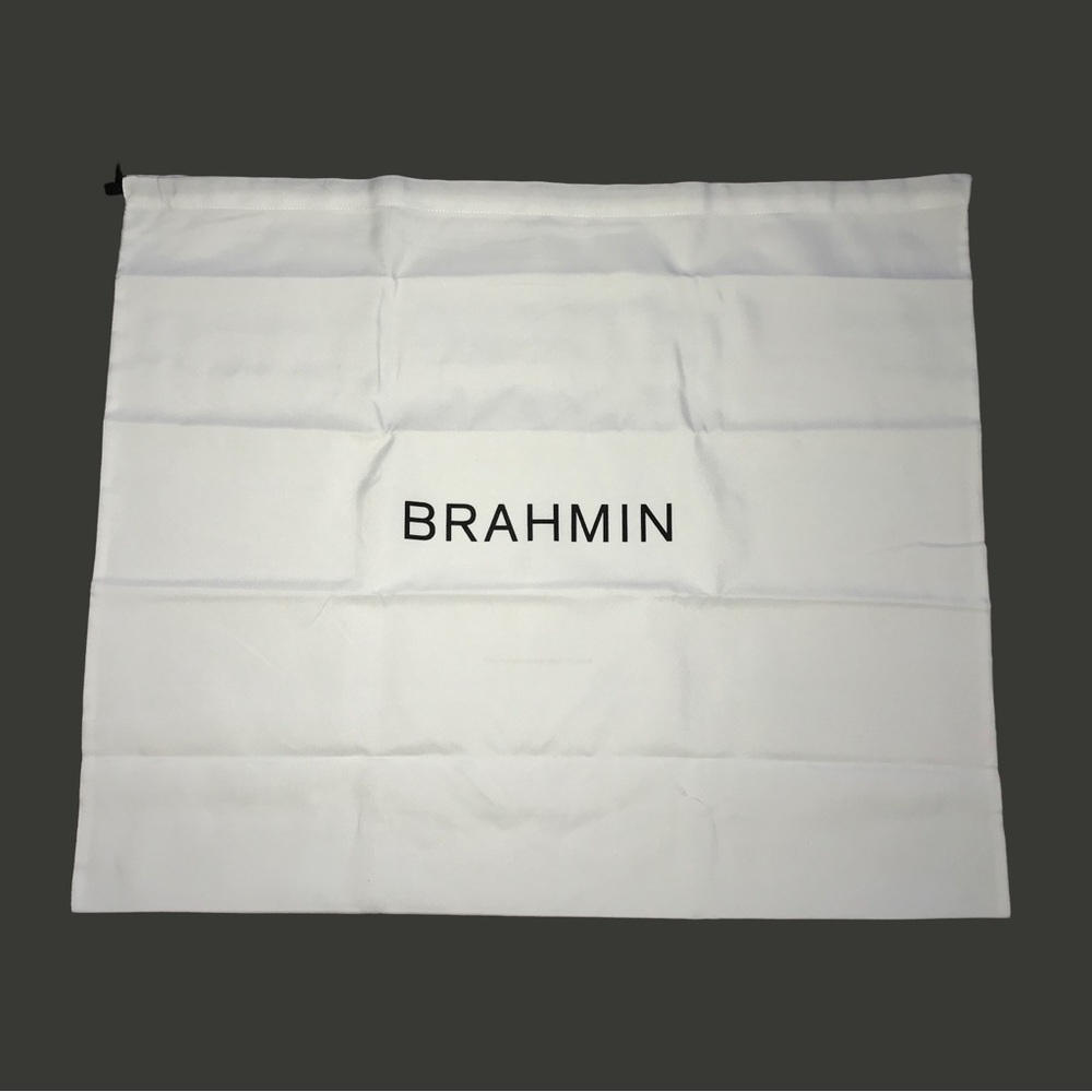 NWOT Medium Size Brahmin Dust Bag- White